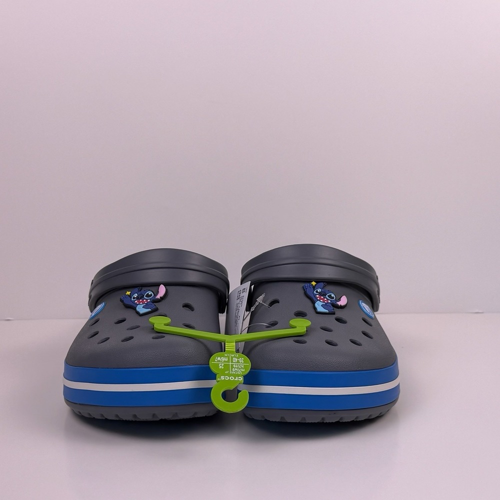 Crocs Crocband Clog Size 9 Women's / 7 Men's Grey/Blue/White 11016-07W